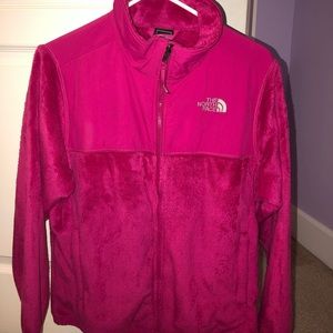 Pink North Face coat!